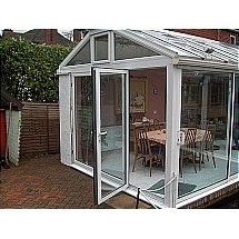 Gabel Fronted Conservatory with Visi-Doors 